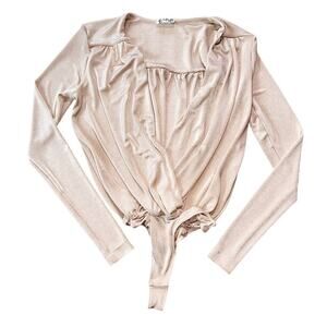 Intimately Free People In Your Arms Pale Pink Bodysuit XS
